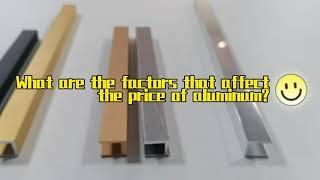 Factors that affect the price of aluminum profile | U channel