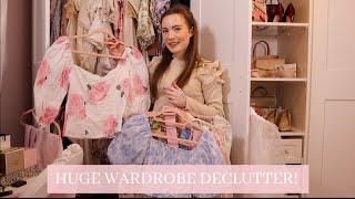 HUGE WARDROBE CLEAROUT 2023 ~ Declutter My Wardrobe With Me! | Molly Jo