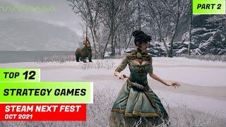 Upcoming Top 12 Strategy Games On Steam | Next Fest October 2021