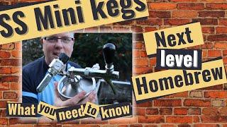 How to set up a stainless steel mini keg - Best tap and regulator for a stainless steel mini keg.