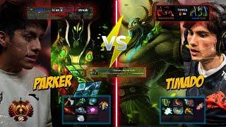 ¡MONSTRUOSO RAMPAGE DE PARKER VS TIMADO! ¡LO PRESIONAN DURANTE TODA LA PARTIDA!