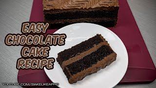 Easy Super Moist Chocolate Cake Recipe