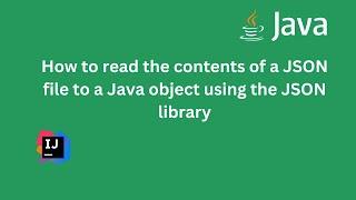 JSON to Java object