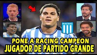 PRENSA ARGENTINA RENDIDA A JUAN FERNANDO QUINTERO CAMPEON RACING VS CRUZEIRO