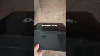 Deloitte India welcome kit ....