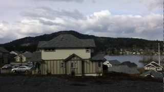 overlooking Langford Lake / new housing development (Westhills)