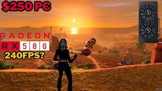 Fortnite Chapter 5 Season 3 On A $250 PC | Xeon 2680 V4 + RX 580 8GB 2048SP | 1080P Performance Mode