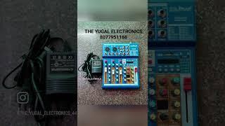 DJ+PLUS Professional DJ MixerModel no. Mini-4X3 channel DJ mixer With Digital Effect FX