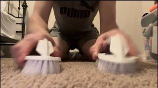 ASMR Fast  Aggressively  Brushing Carpet Triggers #asmrtingles #asmrsounds