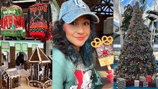 VLOGMAS Day 15! Universal Hotel Christmas Crawl! Resort Decorations, Snacks, & Gift Shopping!