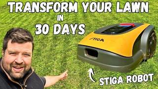 This STIGA A1500 Robot Mower Transformed MY Lawn in 30 Days!