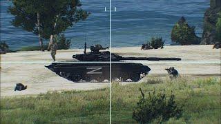 Ukrainian Forces Defeat Russian Tank Brigades in Intense Battle - Arma 3