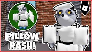 How to get "PILLOW RASH" BADGE + RASH MORPH/SKIN in PIGGY RP CUSTOMS ROLEPLAY! - ROBLOX