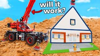 Can LEGO Technic Sets do REAL Construction?