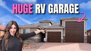 Inside AFFORDABLE New Homes with MASSIVE RV Garages near Tucson Arizona! [Rocking K Vail, AZ]