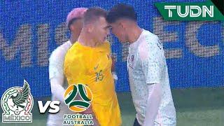 ¡SUBEN LOS ANIMOS! Edson y Duke se ENCARAN | México 0-1 Australia | Amistoso Internacional | TUDN