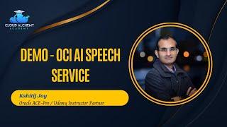 Demo - OCI AI Speech Service