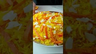 A saffron rice called Naranj Pulao #recipe