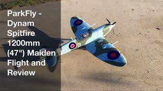 Dynam Spitfire RC Plane Maiden Flight and Review