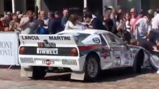 Lancia 037 Crashes at Turin's Car Festival