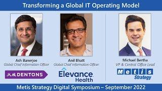 Transforming a Global IT Operating Model with Dentons and Elevance Health CIOs | Technovation 705