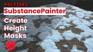 Substance Painter: How to Create a Height Mask for Blending Two Materials -  Tutorial