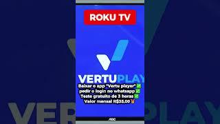 Roku TV novo aplicativo para assistir canais, filmes e series #filme #series #roku #rokutv