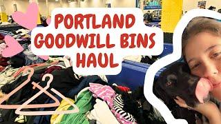 I WENT TO THE BINS IN PORTLAND! goodwill bins haul to resell online