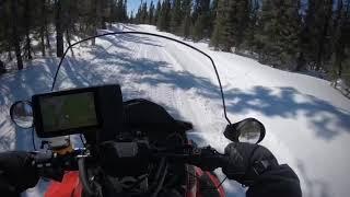 Trail riding with the the 2018 Ski-Doo Expedition SWT 900 ACE