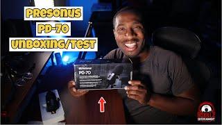 Presonus PD-70 Dynamic Podcast Microphone Unboxing/Test