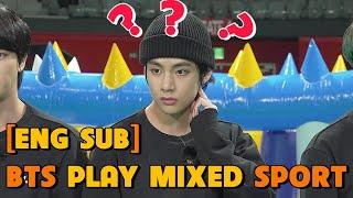 [BTS ENGSUB] BTS plays indoor mixed sports Full | Run BTS