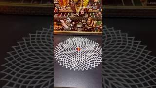 Beautiful rangoli stencil for pooja room #music #song #kalabirava