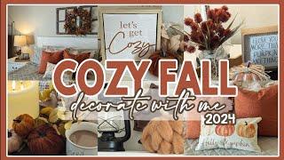 NEW!2024 FALL DECORATE WITH ME│COZY FALL  DECORATING IDEAS│SIMPLE FALL DECOR│FALL HOME DECORATING