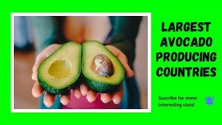 world's highest avocado producers |Most avocado produce by nation|Top 10 avocado producing country