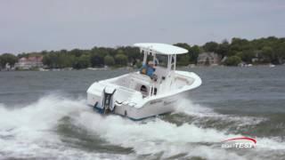 Sea Pro 219 Deep V CC (2016-) Test Video- By BoatTEST.com