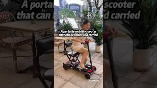 Lightweight folding mobility scooter for elderly and disabled. #scooter