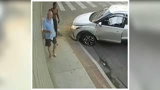 Speeding Car Almost Crushes Elderly Man