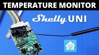 Temperature Monitoring with the Shelly UNI - THE Swiss Army knife of modules.