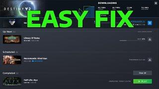 How To Fix Steam Download Speed Drops To 0 Fix