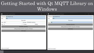 Getting Started with Qt MQTT on Windows #qt #mqtt