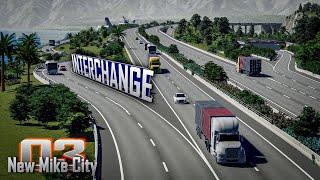  How to build the best Custom Interchange in Cities Skylines 2  =New Mike City 03=