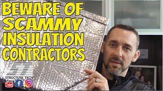 Beware of Scammy Insulation Contractors