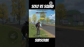 Solo Vs Squad Mobile Gameplay Realme| #freefire #shorts #viral #shortsfeed