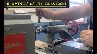 How to Ream a Lathe Tailstock - Repairing Morse Taper