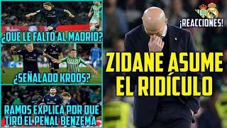 ZIDANE ASUME EL RIDÍCULO | ¿QUÉ FALLÓ EN EL REAL MADRID? | OTRA LESIÓN DE MARCELO | PENALTI BENZEMA