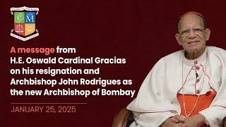 A Message from H.E. Oswald Cardinal Gracias | Archdiocese of Bombay