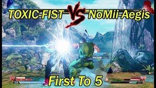 SFV AE  Toxic-Fist (Ed) Vs NoMii-Aegis (Ryu)  FT5