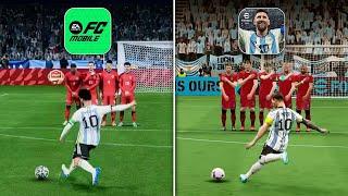 eFootball 2024 Mobile VS EA SPORTS FC 24 Mobile Comparison