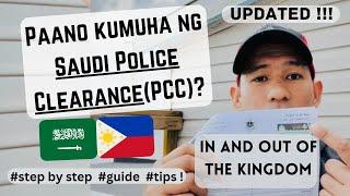 PAANO KUMUHA NG SAUDI POLICE CLEARANCE 2024 in & out of kingdom | Updated!!! #Verpagstv #guide #tips