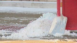 Arkansas drivers helped Wednesday with melting ice on roads